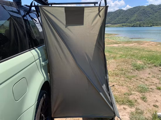 Portable Instant Beach Ensuite Refugio de privacidad 4WD Vestuario Montado en el vehículo Camper al aire libre Car Side Camping Inodoro Toldo Tienda de ducha