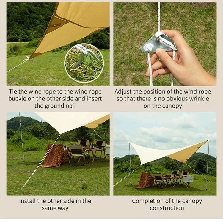 Hammock Tarp, Hammock Tent Rain Tarp for Camping Hammock