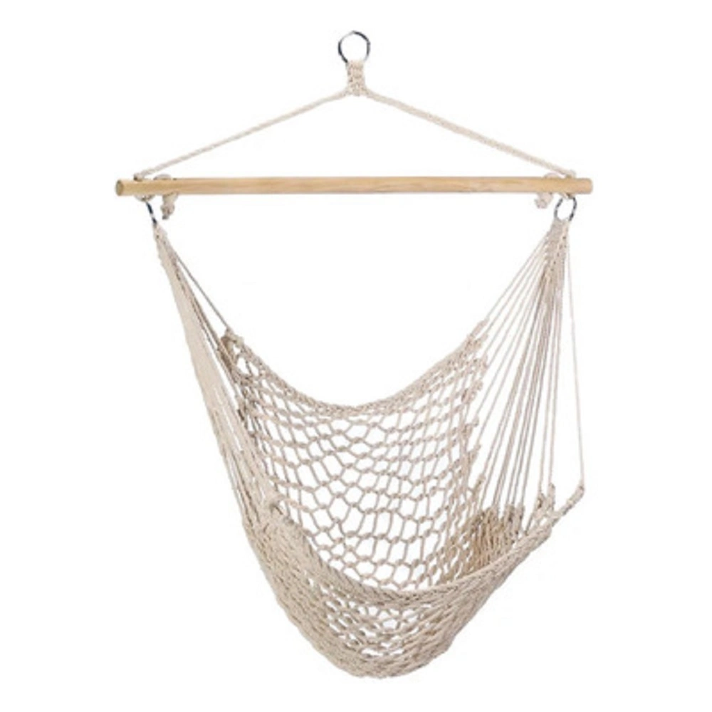 Portable Hammock Chair Wall Hanging Swing Rope Outdoor Indoor Garden Child Camping Hammock Swing Chair Thick Canvas Indoor Home Bedroom Hammocks Wbb18097